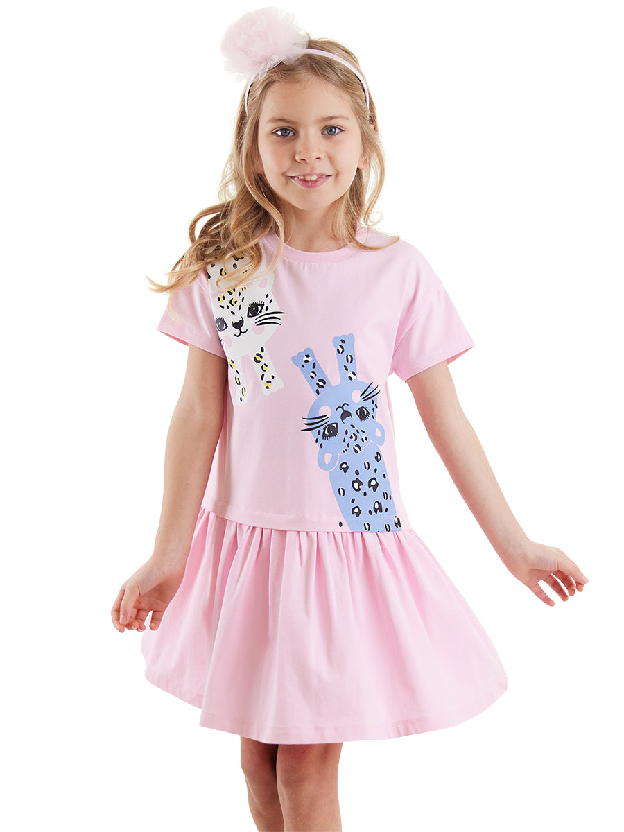 <tc>Robe pour fille "Chats Malicieux"</tc>