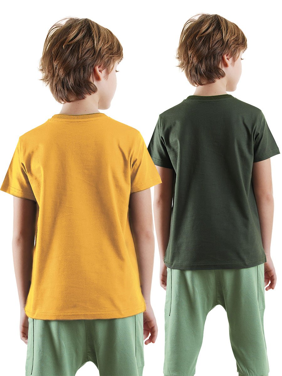 skater erkek çocuk 2li t-shirt takim - Justyol