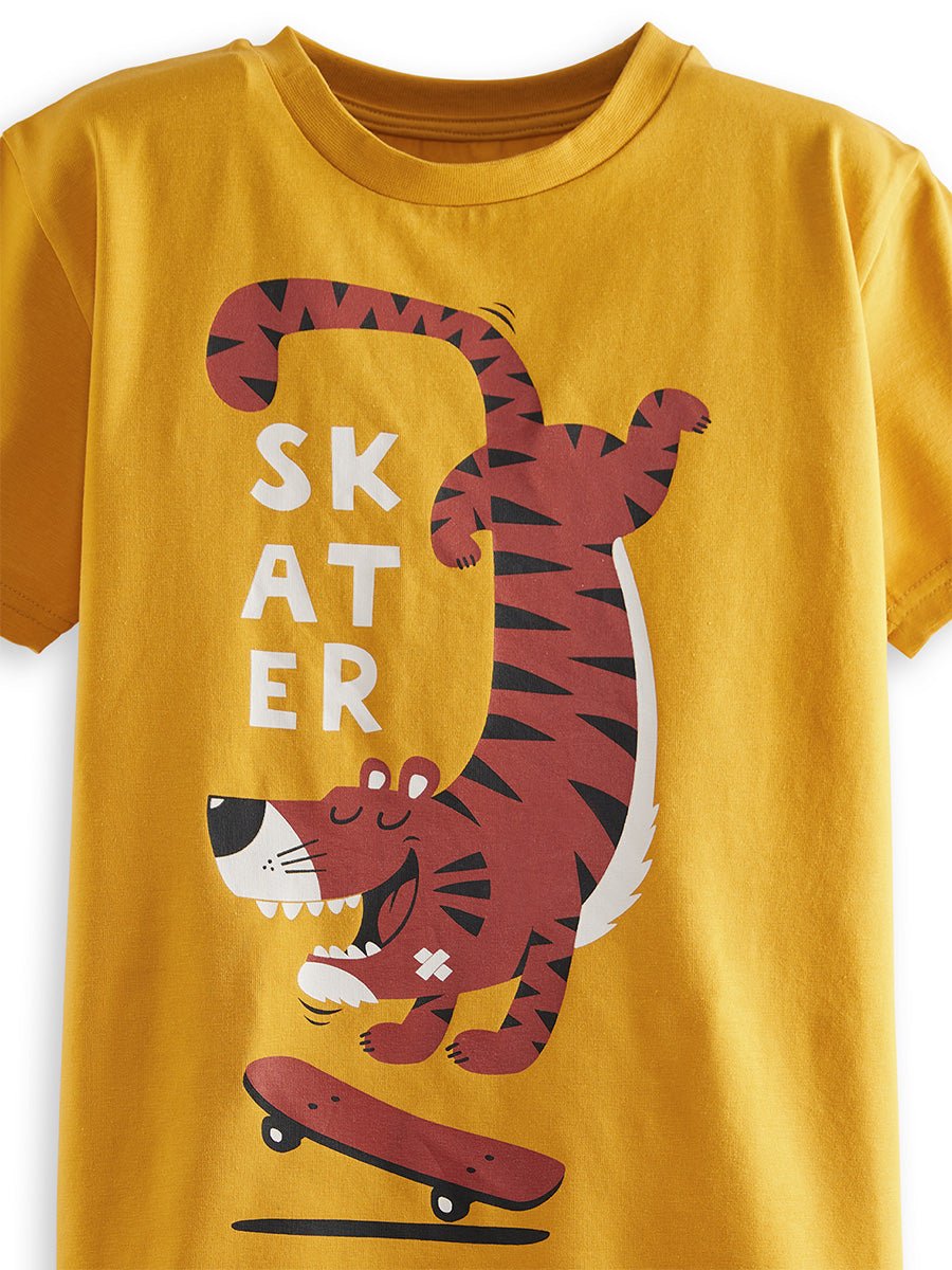 skater erkek çocuk 2li t-shirt takim - Justyol