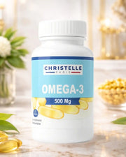 CHRISTELLE PARIS - OMEGA 3 – Complément Alimentaire – 60 Capsules Molles (Softgels)