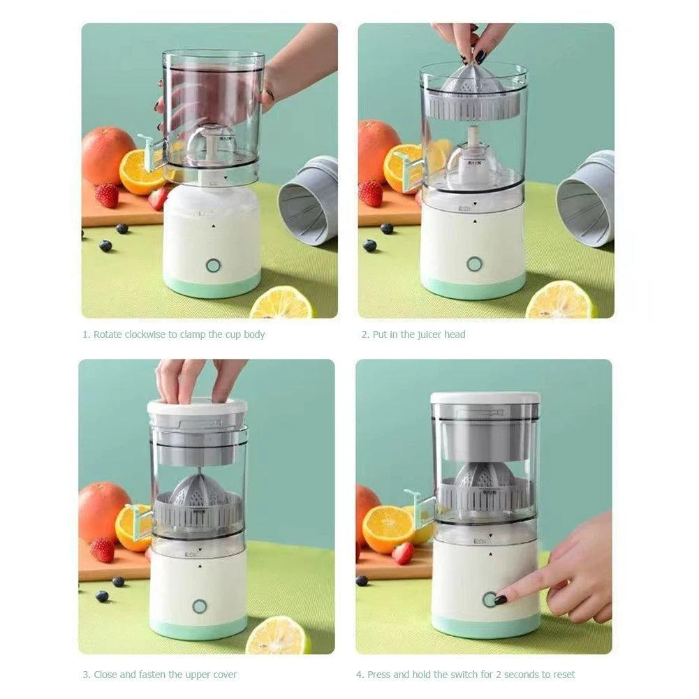 Extracteur de Jus Électrique Rechargeable Automatique et Portable