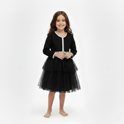 Caftan - Noir nuit pour fille