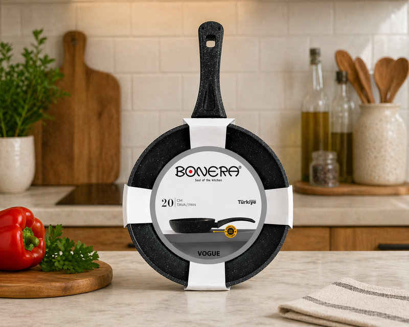 Vogue Single Frypan With Induction Bottom 20 Cm