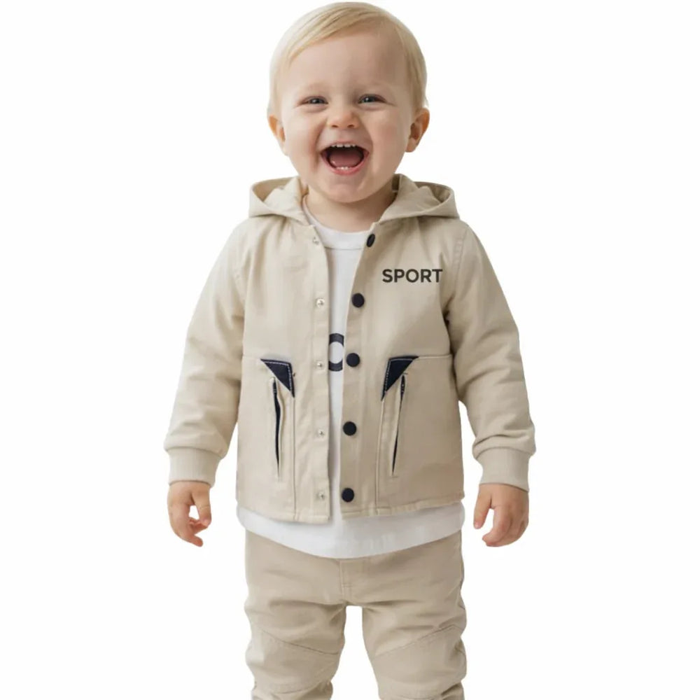 Ensemble 1/4 Ans – Tenue Sportive avec Imprimé "SPORT" pour Enfant