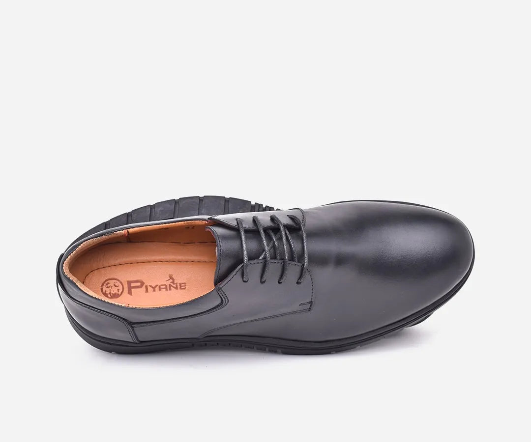 Chaussure homme en cuir noir – op133