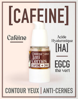 Contour Yeux / ANTI-CERNES Sérum de Jour Défatiguant CAFÉINE + HA | UrbanK URBANK