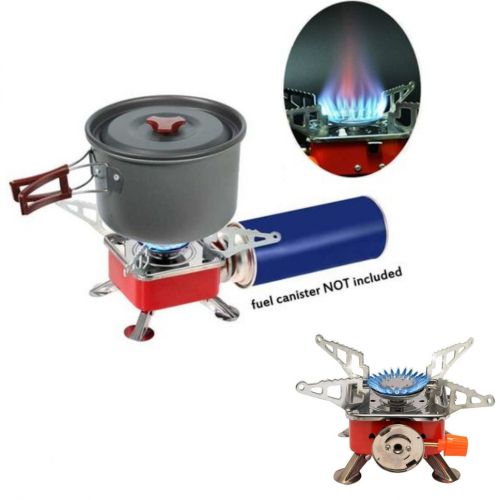 Cuisinière à gaz Portable de Camping,Mini réchaud pliant à gaz de voyage