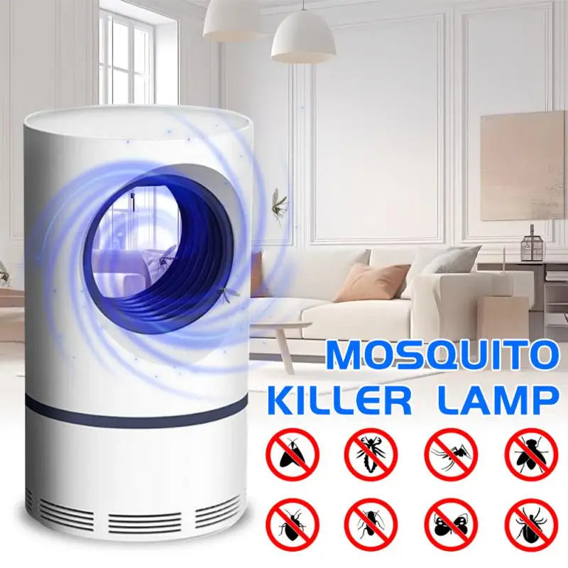 Lampe Anti-Moustiques USB avec Ventilateur Aspirant Silencieux