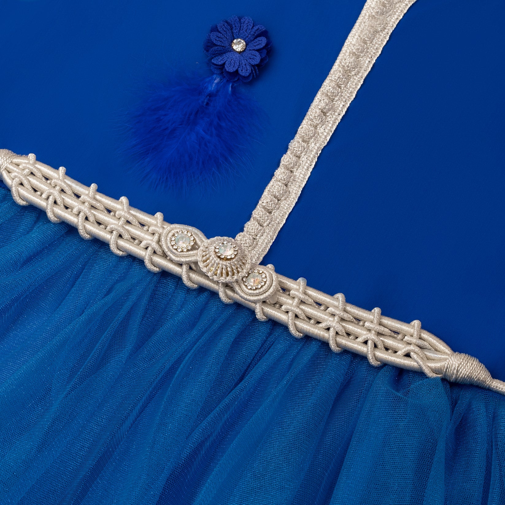 Caftan - Bleu Royal Azure pour fille