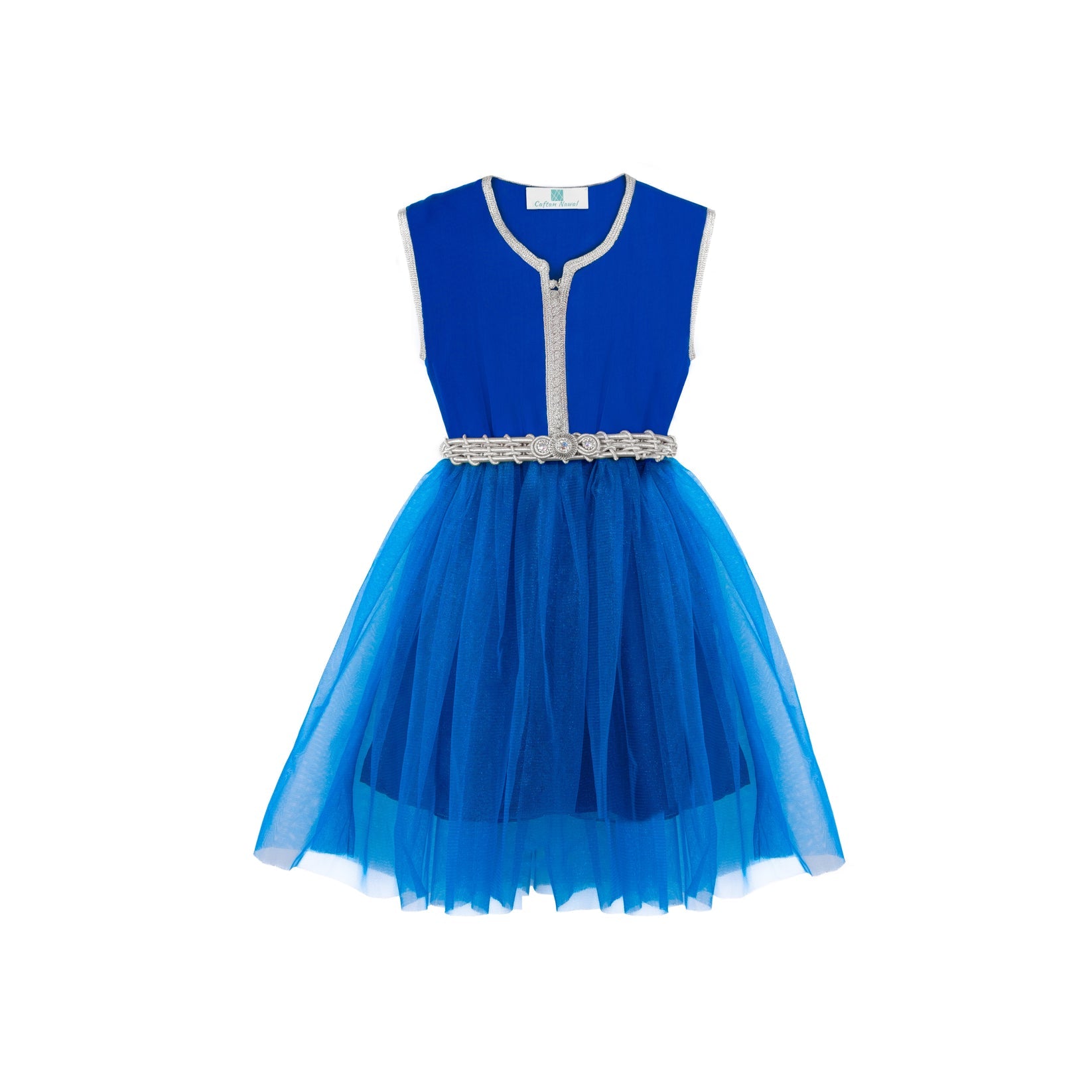 Caftan - Bleu Royal Azure pour fille