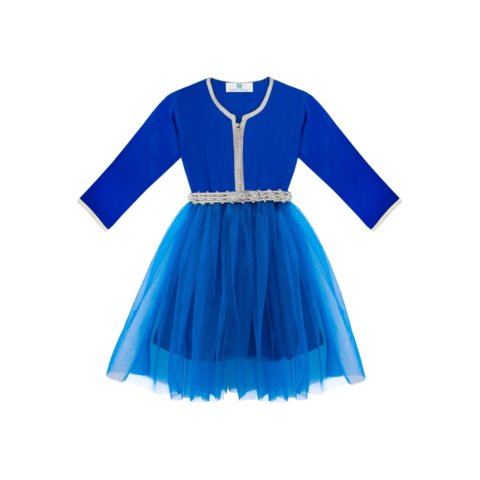Caftan - Bleu Royal Azure pour fille