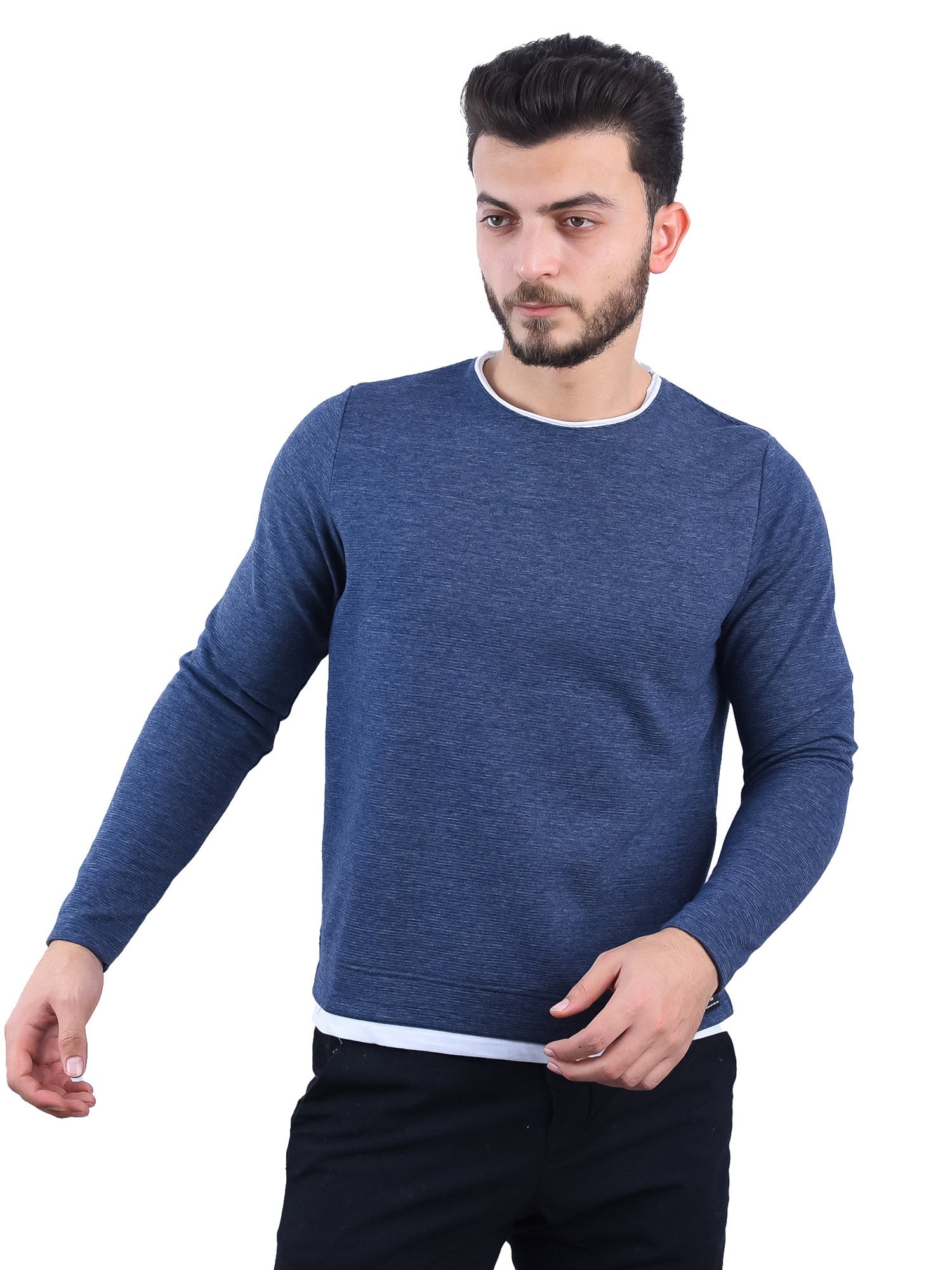 T-shirt homme manches longues – Spécial mi-saison (Automne) - FTS21ACOT26540TM1