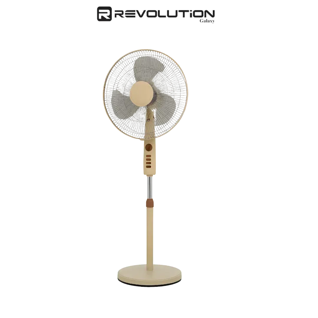 Ventilateur de table compact avec mode rotatif pour distribution uniforme. - Justyol