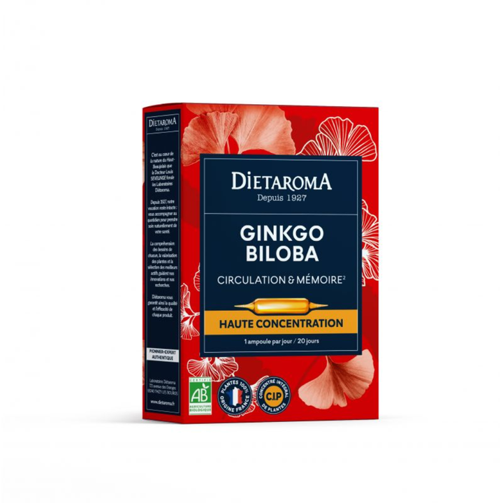 Dietaroma Ginkgo Biloba 20 Amp*10ml