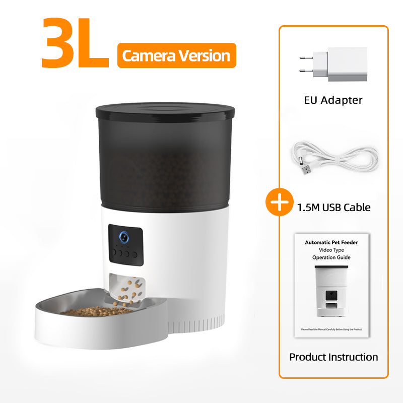 Mangeoire Automatique pour Chat ROJECO 3L avec Caméra