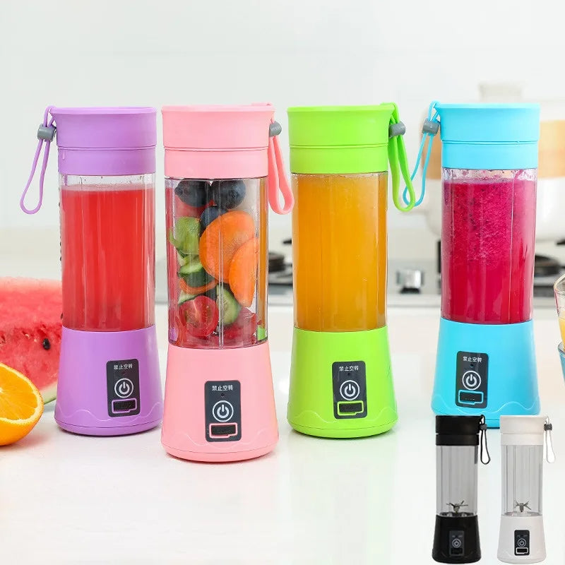 Blender Portable Rechargeable USB 380 ml à 6 Lames