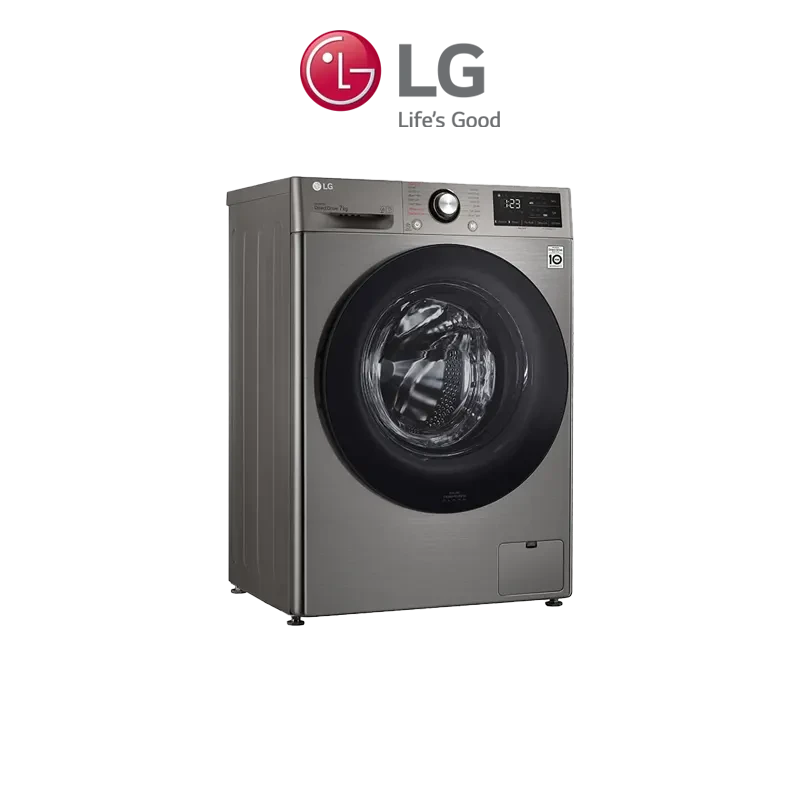 Machine à laver LG 7 kg automatique, technologie avancée pour un lavage rapide et efficace. Digitronics
