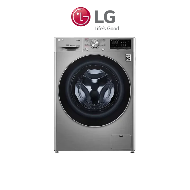 Machine à laver LG 9 kg automatique, grande capacité et programmes variés pour un soin optimal. Digitronics