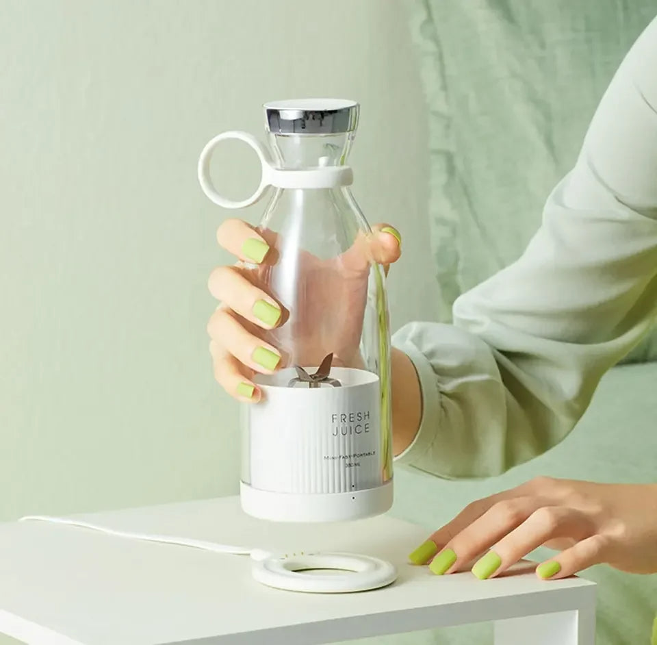 Blender Portable Sans Fil 350 ml – Mixeur à Fruits Rechargeable