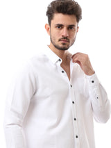 Chemise pour homme à manches longues avec poche poitrine - FSH23APCR19813TM1