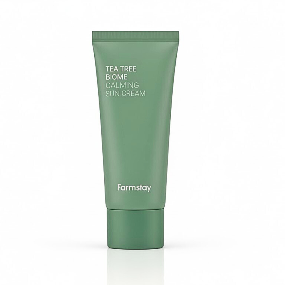 Farmstay Tea Tree Biome Calming Sun Cream 50g