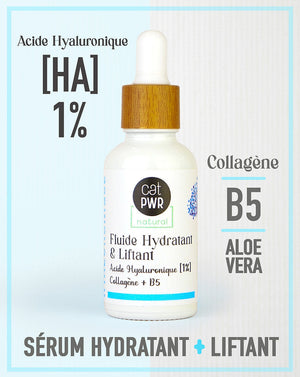 Fluide HYDRATANT & LIFTANT Sérum de Jour à l'Acide HYALURONIQUE [1%] | UrbanK URBANK