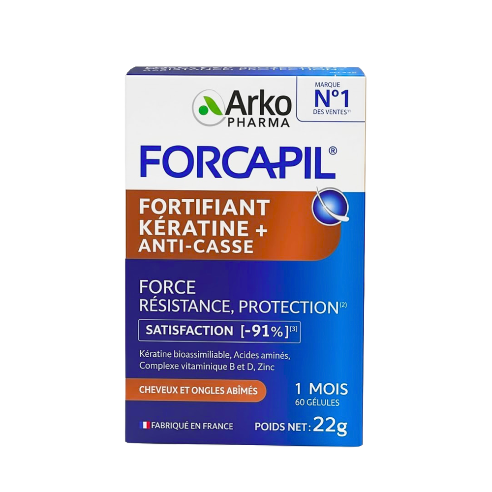 Forcapil Keratine+ Anti-Casse 60 Gelules