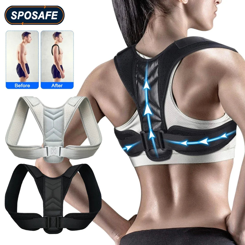 Correcteur de Posture Réglable – Maintien du Dos et des Épaules