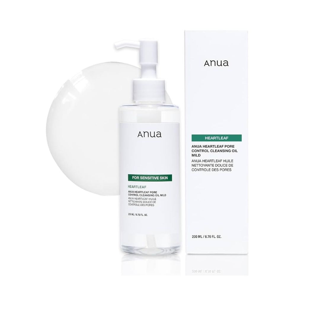 ANUA HEARTLEAF PORE CONTROL CLEANSING OIL MILD 200ML_GLB Beauty Station