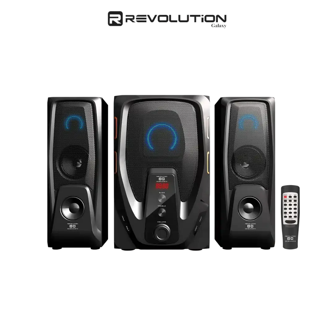 Revolution Haut-parleur 2.1CH Bluetooth H-2156 - Justyol