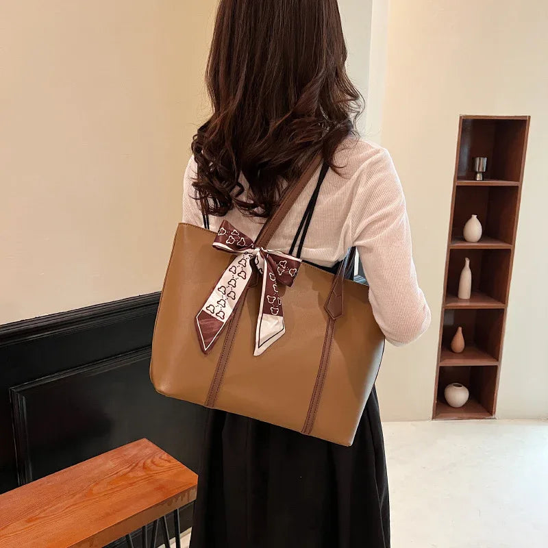 Sac à Main Femme Été – Sac à Bandoulière Noir, Sac Tote Grande Capacité, Sac Commuter Tendance - Justyol