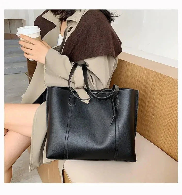 Set de Sacs à Main Femme – Sac à Main en Cuir PU de Luxe, Sac Tote Grande Capacité, Sac à Main Mode - Justyol