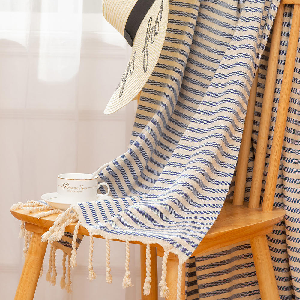 Serviette plage coton turc 100x180 cm avec sac