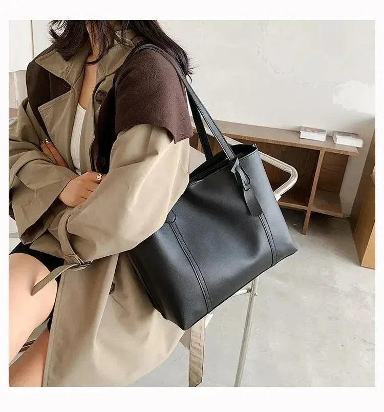 Set de Sacs à Main Femme – Sac à Main en Cuir PU de Luxe, Sac Tote Grande Capacité, Sac à Main Mode - Justyol