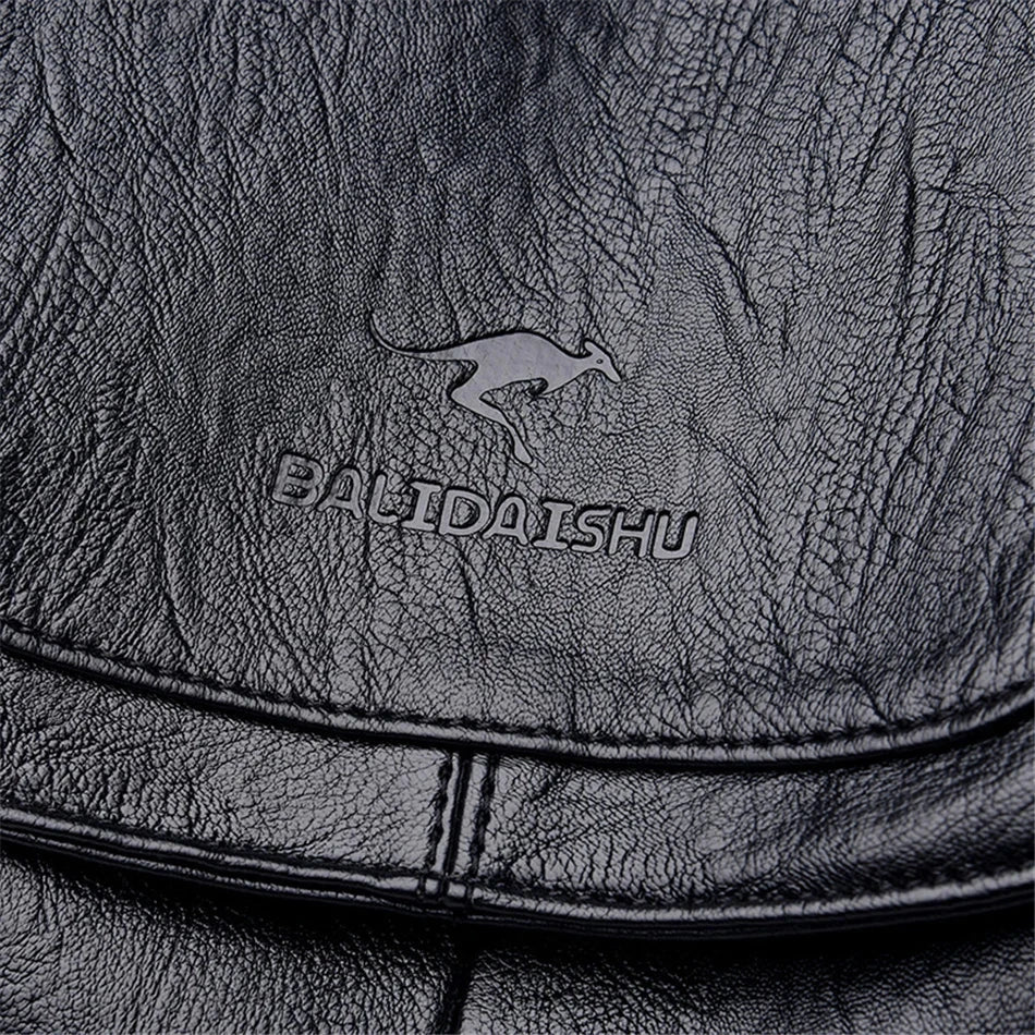 Genuine Women Leather Backpack Fashion Female Shoulder Bag Sac a Dos Ladies Bagpack Mochilas School Bags For Teenage Girls 2024 MU Group