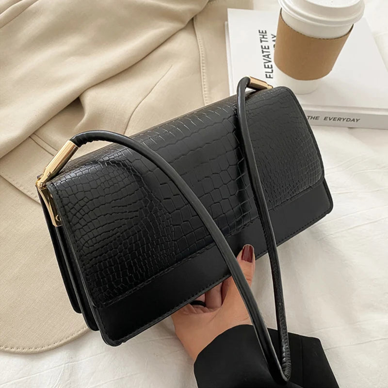 Sac à Main Femme en PU Souple – Petit Tote Vintage et Pochette Élégante