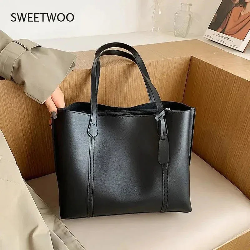Set de Sacs à Main Femme – Sac à Main en Cuir PU de Luxe, Sac Tote Grande Capacité, Sac à Main Mode - Justyol