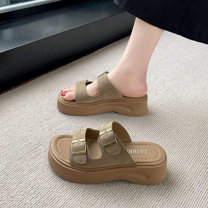 Sandales Plateforme Femme – Style Coréen Léger Été