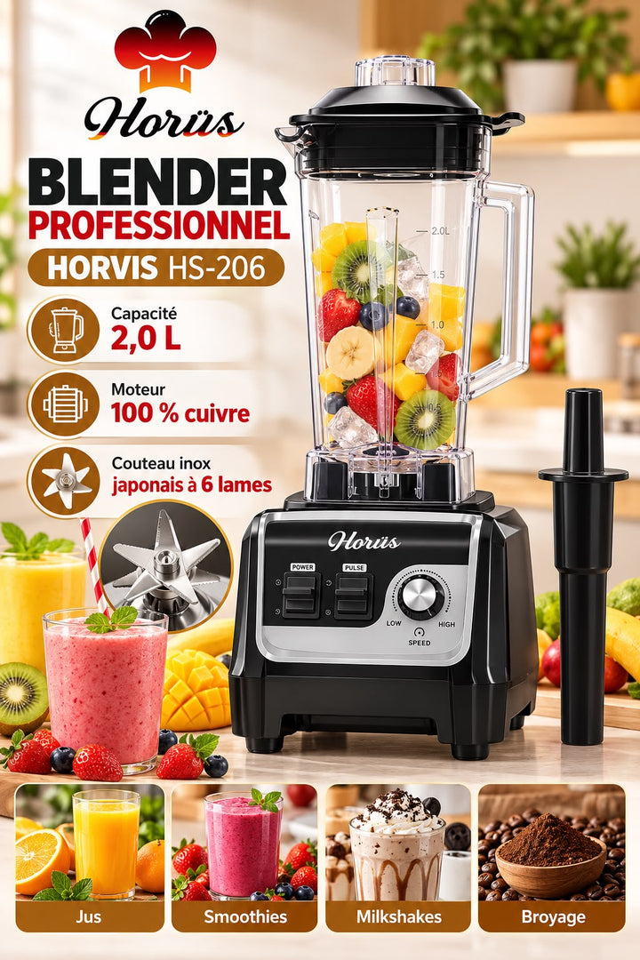 MIXEUR A JUS HORUS HS-206 2L