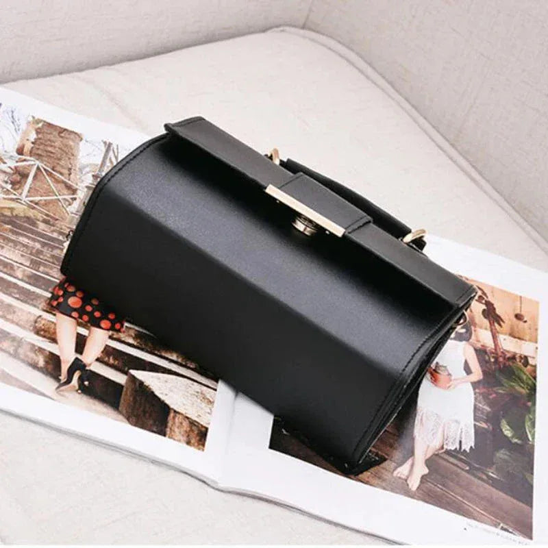 Sac à Main Femme en PU – Sac Bandoulière en Cuir Synthétique avec Fermeture à Rabat, Sac à Main Mode Tendance - Justyol