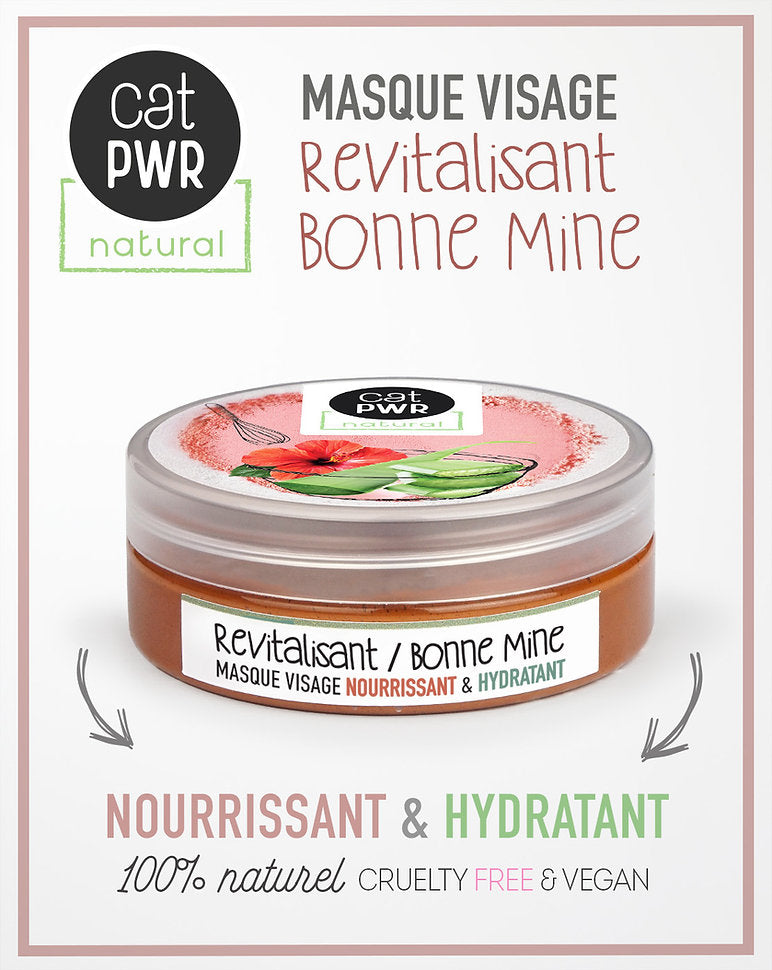 HYDRATANT / BONNE MINE   Masque Visage Argile Rouge Défatigant  | UrbanK URBANK