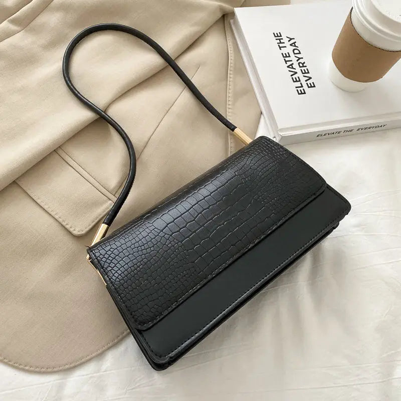 Sac à Main Femme en PU Souple – Petit Tote Vintage et Pochette Élégante