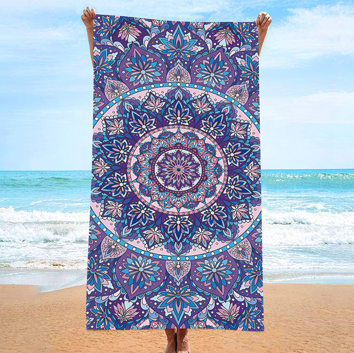 Serviette plage microfibre sans sable séchage rapide