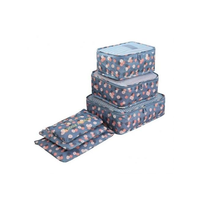 Set de 6 Organisateurs de Valise – Pochettes de Voyage
