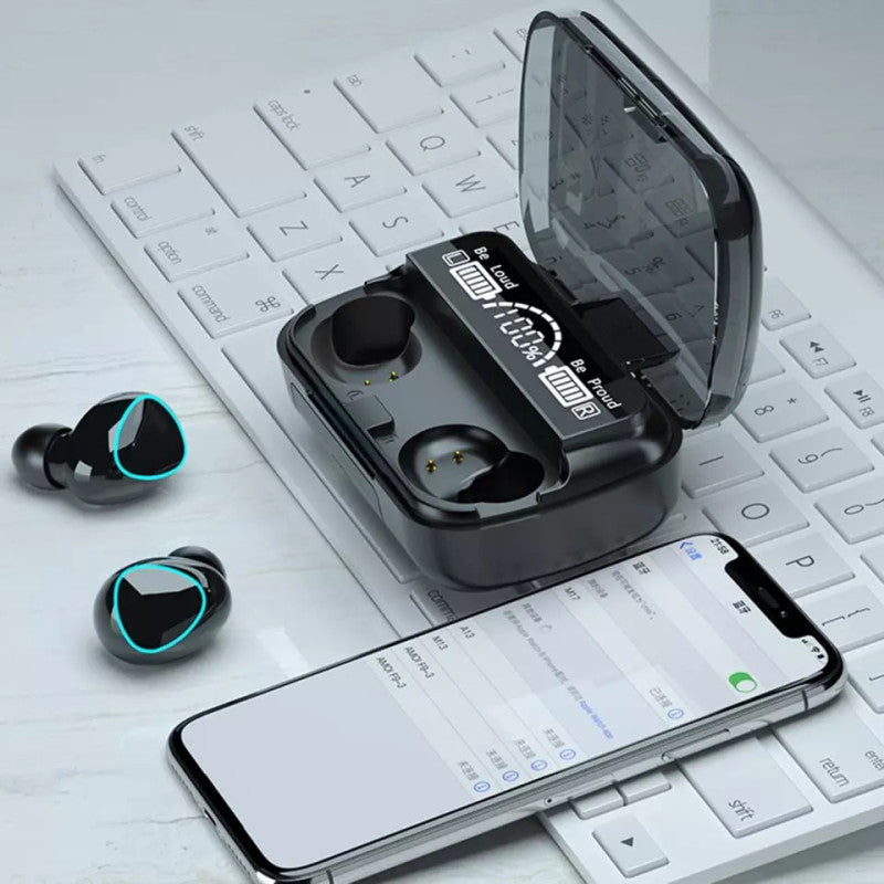 Écouteurs Bluetooth TWS HiFi avec Boîtier de Charge et Écran LED
