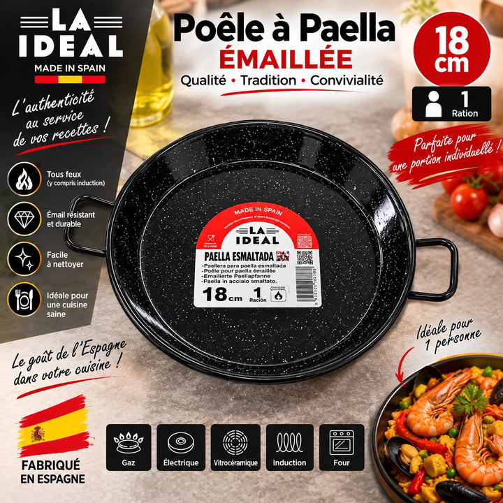 POELLE PAELLA LA IDEAL 18CM