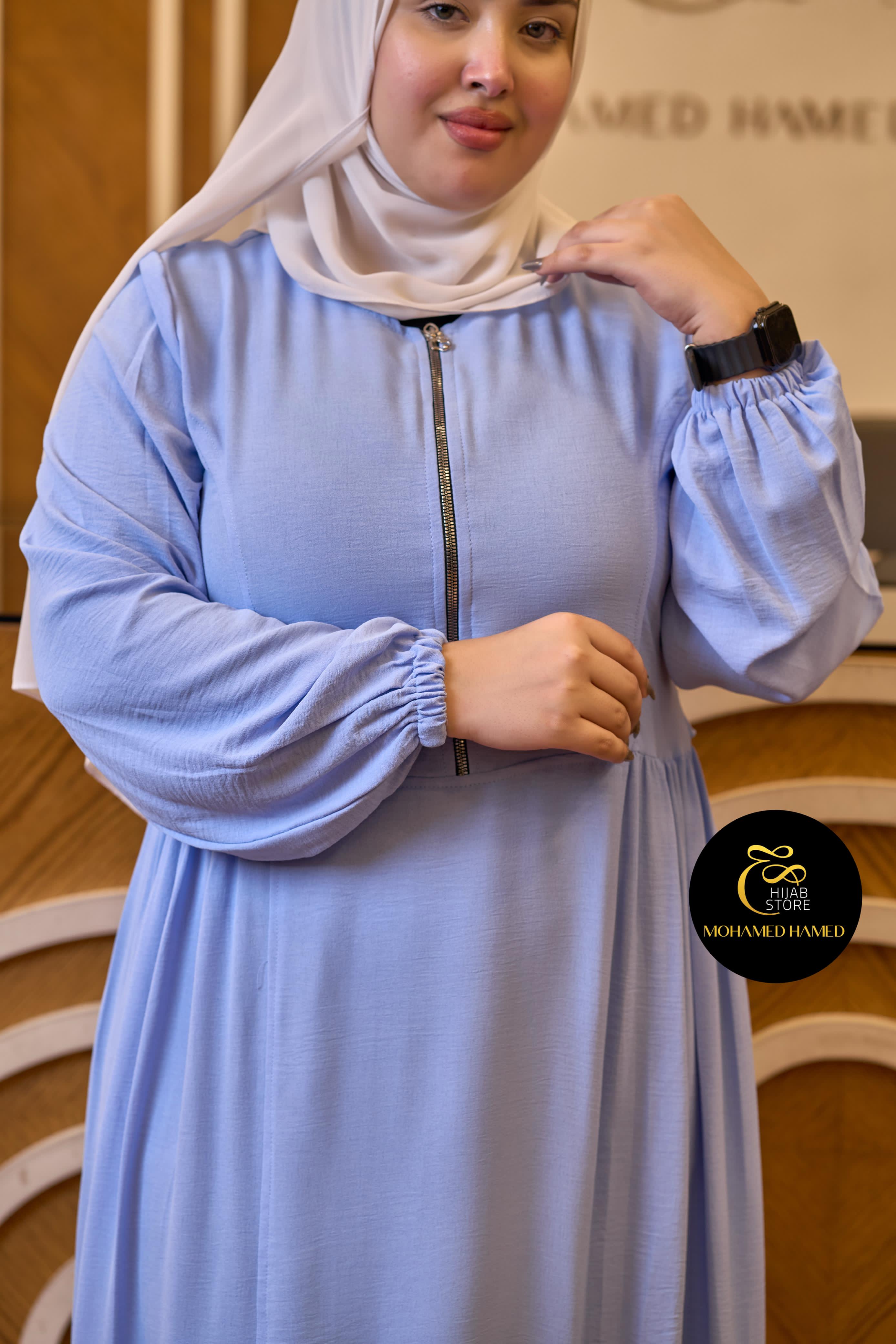 Robe Arwa Longue avec Fermeture Zippée