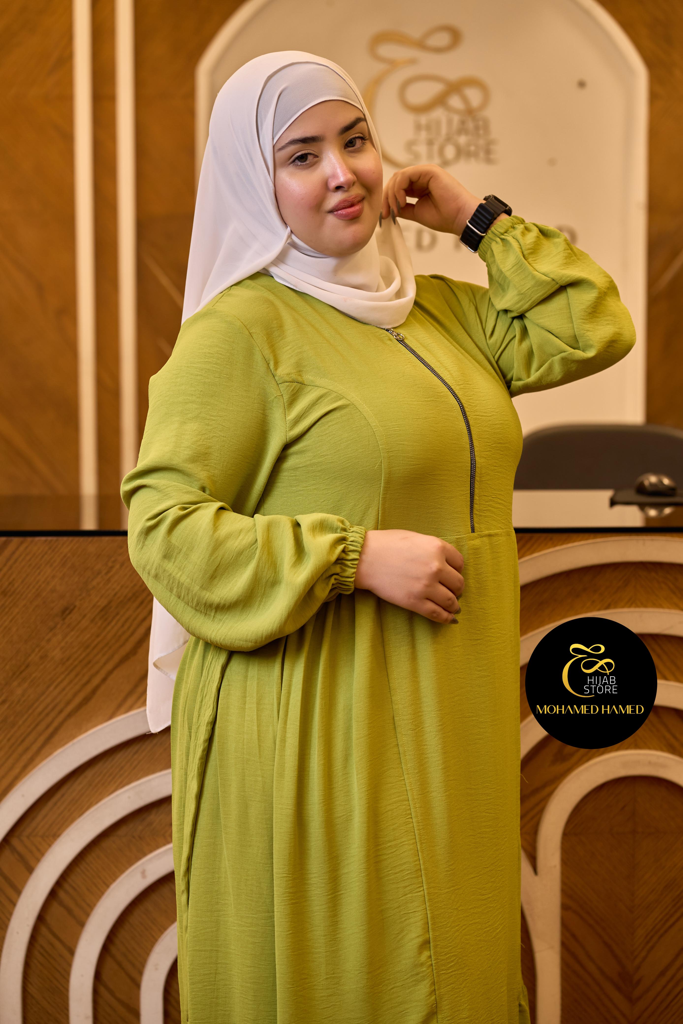 Robe Arwa Longue avec Fermeture Zippée