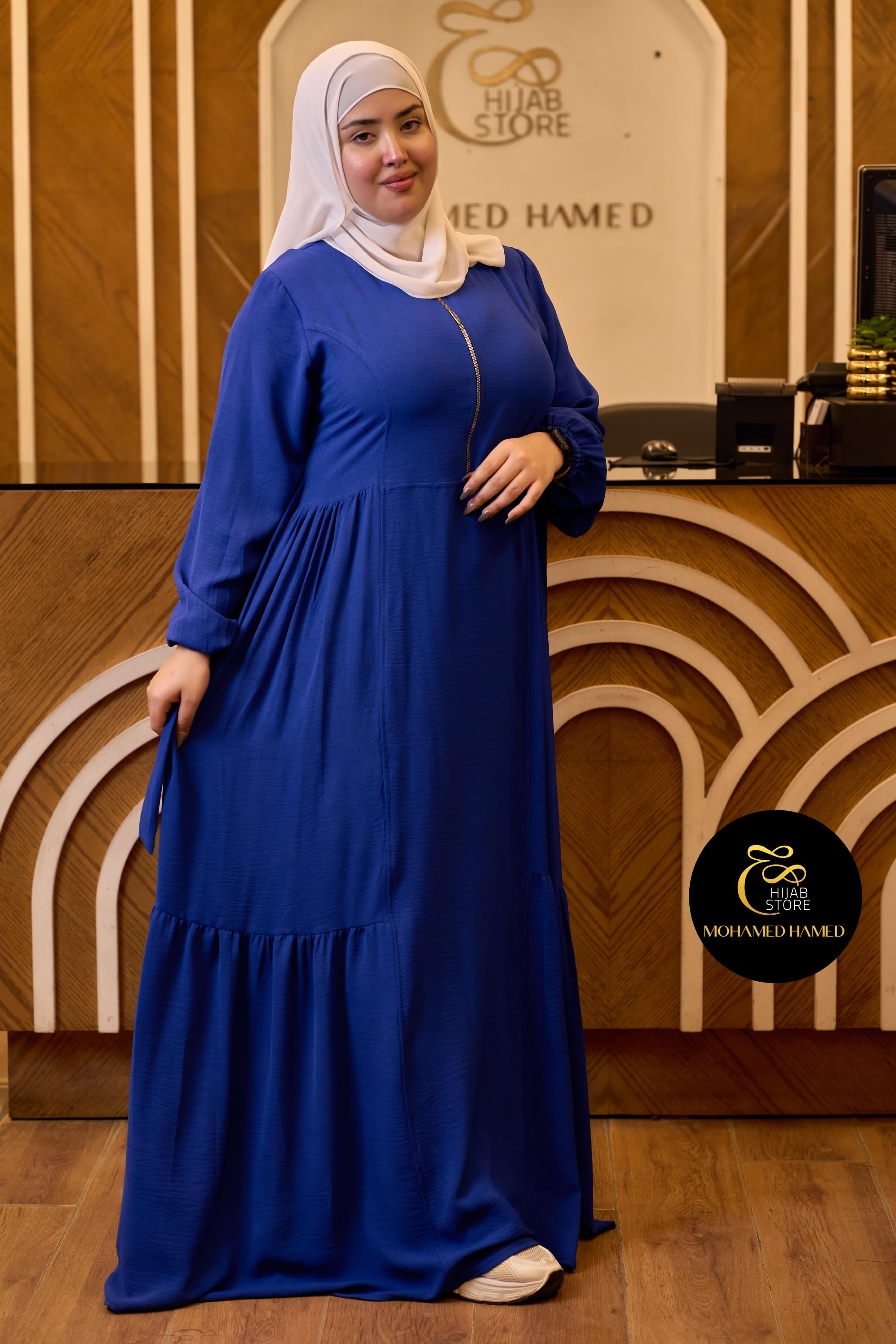 Robe Arwa Longue avec Fermeture Zippée