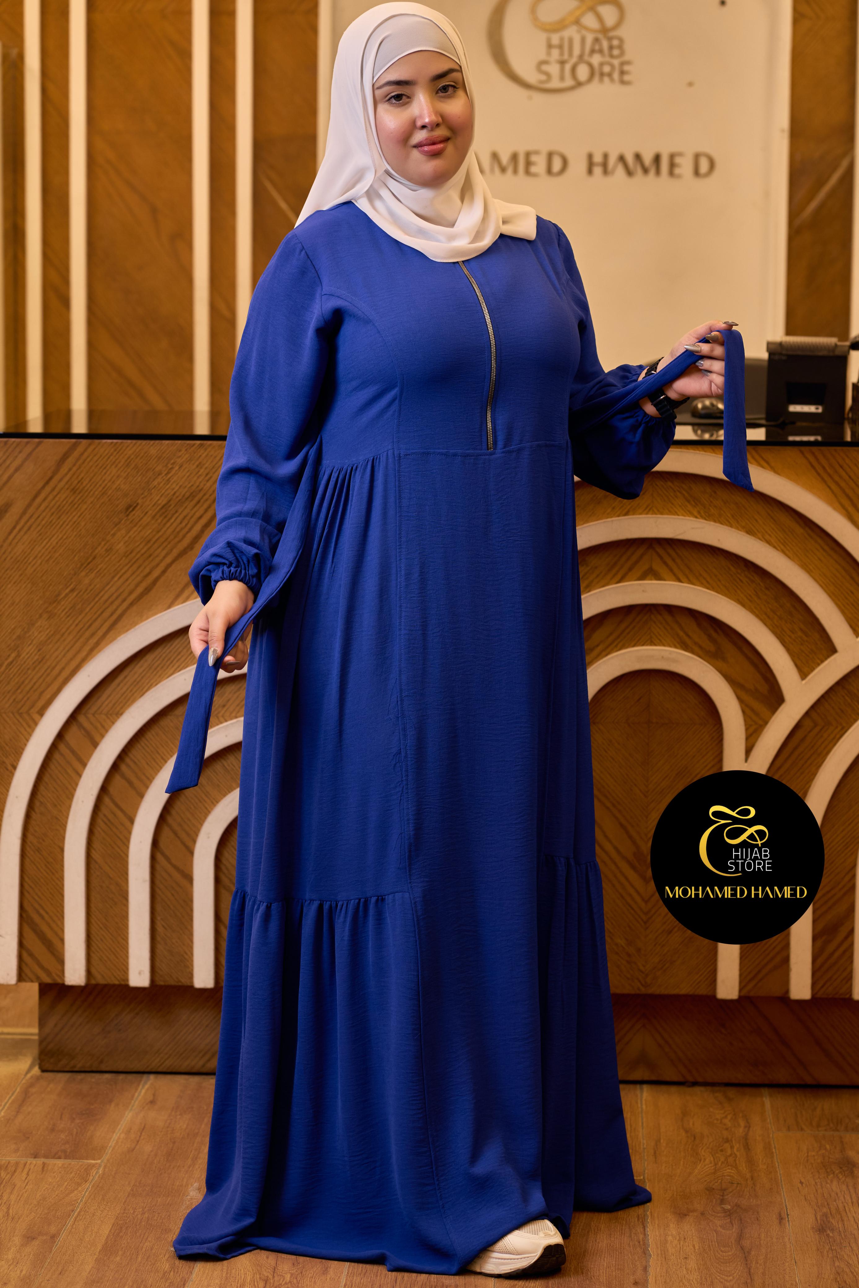 Robe Arwa Longue avec Fermeture Zippée